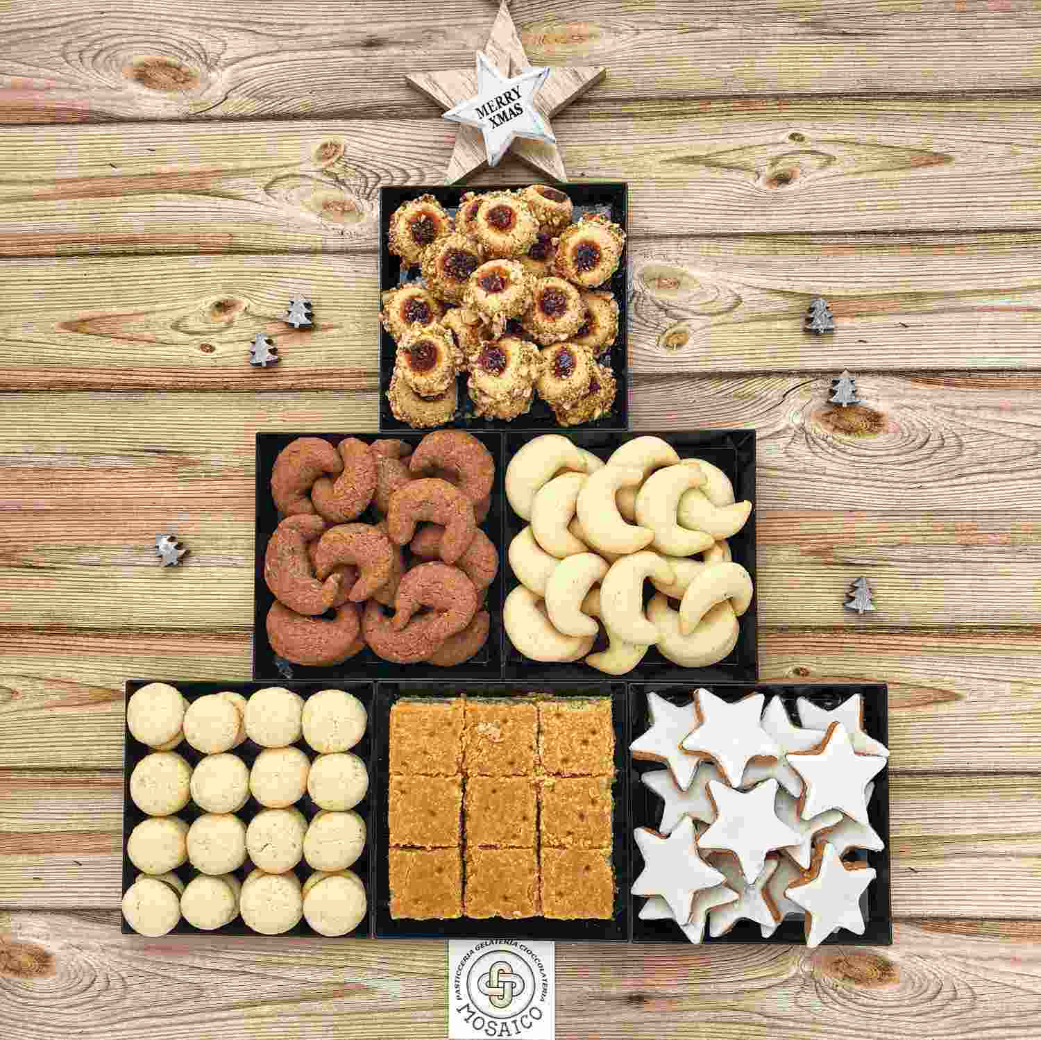 Confezioni Biscotti Di Natale.Biscotti Natalizi Pasticceria Mosaico